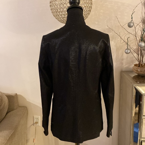 Rag & Bone Black Blazer with Metallic Sheen size 6 - Picture 9 of 11
